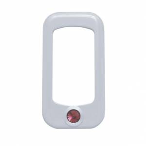 UNITED PACIFIC - 41145 - BISEL DEL INTERRUPTOR BASCULANTE PARA PETERBILT/ KENWORTH CON CRISTAL MORADO (PACK DE 3)