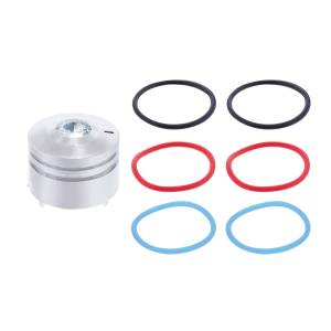 UNITED PACIFIC - 41166 - PERILLA DE CONTROL DE A/C DELUXE SIGNATURE PARA PETERBILT - CRISTAL TRANSPARENTE