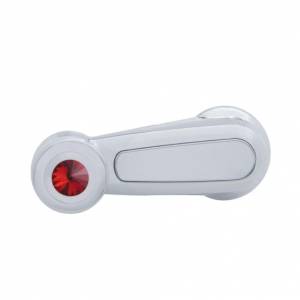 UNITED PACIFIC - 41227 - MANIVELA DE VENTANA CON CRISTAL ROJO PARA PETERBILT (2006+)