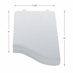 UNITED PACIFIC - UNITED PACIFIC - 41234 - PUERTA FILTRO DE AIRE DE CABINA DE PLÁSTICO CROMADO PARA PETERBILT 389/388 (2008-2010) Y 387/386/379 (2006-2010) - Image 3