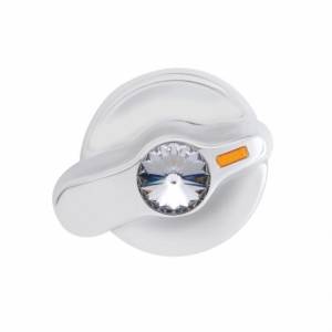 UNITED PACIFIC - 41310 - PERILLA DE CONTROL DE A/C SIGNATURE SERIES CON CRISTAL DE COLOR PARA CAMIONES INTERNACIONALES - CRISTAL TRANSPARENTE
