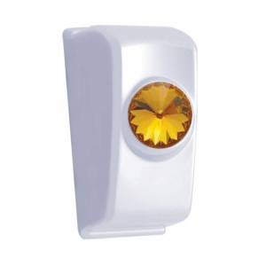 UNITED PACIFIC - 41352 - ENCHUFE BASCULANTE CROMADO CON CRISTAL AMBAR PARA KENWORTH 2006+ (TARJETA DE 2)