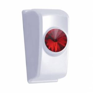 UNITED PACIFIC - 41357 - ENCHUFE BASCULANTE CROMADO CON CRISTAL ROJO PARA KENWORTH 2006+ (TARJETA DE 2)