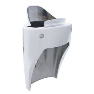 UNITED PACIFIC - UNITED PACIFIC - 41367 - TAPA DE COLUMNA DE DIRECCIÓN MEDIA DE PLÁSTICO CROMADA PARA KENWORTH W900/T800 (2006-2024) Y T660 (2008-2017) - Image 3