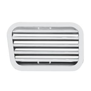 UNITED PACIFIC - 41372 - VENTILACIÓN DESCONGELADORA DE A/C DE PLÁSTICO CROMADO PARA CONDUCTOR KENWORTH W900/T800/T660/T600 2006+