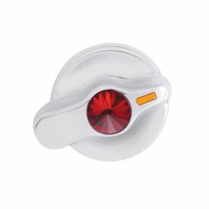 UNITED PACIFIC - UNITED PACIFIC - 41313 - PERILLA DE CONTROL DE A/C SIGNATURE SERIES CON CRISTAL DE COLOR PARA CAMIONES INTERNACIONALES - CRISTAL ROJO - Image 2