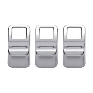 UNITED PACIFIC - 41452 - TAPA DE INTERRUPTOR CROMADA PARA KENWORTH T680/T880/W990 (PACK DE 3)