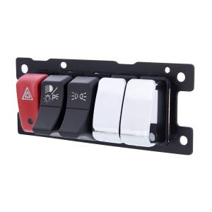 UNITED PACIFIC - UNITED PACIFIC - 41453 - TAPAS DE INTERRUPTOR CROMADO DE PLÁSTICO CROMADO PARA KENWORTH T680, T880, W990 (TARJETA DE 2) - Image 9