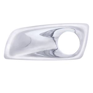 UNITED PACIFIC - 41527 - CUBIERTA DE LUZ ANTINIEBLA DE PLÁSTICO CROMADA CON APERTURA DE LUZ PARA KENWORTH T660 2007-2017 - CONDUCTOR