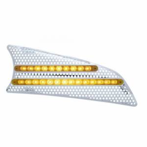 UNITED PACIFIC - 41534 - 2007+ KENWORTH T660 ENTRADA DE AIRE LED (PASAJERO) - LED ÁMBAR/LENTE ÁMBAR