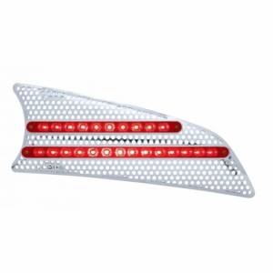 UNITED PACIFIC - 41536 - 2007+ KENWORTH T660 TOMA DE AIRE LED (PASAJERO) - LED ROJO/LENTE ROJA