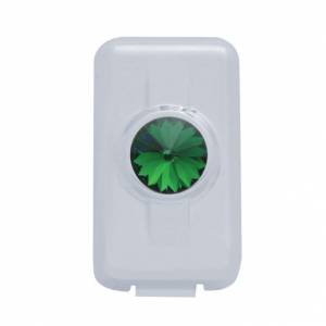 UNITED PACIFIC - UNITED PACIFIC - 41605 - TAPA DE ENCHUFE DE INTERRUPTOR PARA VOLVO - CRISTAL VERDE (PACK DE 2) - Image 1