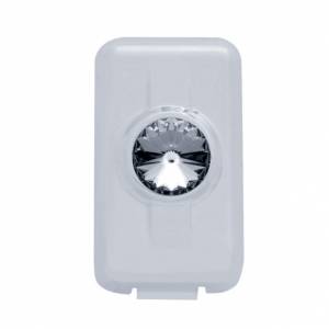 UNITED PACIFIC - 41608 - TAPA DE ENCHUFE DE INTERRUPTOR PARA VOLVO - CRISTAL AHUMADO (PACK DE 2)