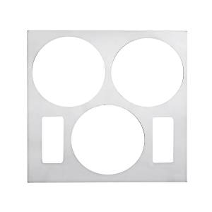 UNITED PACIFIC - 41630 - EMBELLECEDOR DE CONTROL DE A/C VOLVO DE ACERO INOXIDABLE