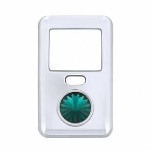 UNITED PACIFIC - 41647 - TAPA DE INTERRUPTOR DE BALANCÍN CON CRISTAL PARA VOLVO VNL 1998-2018 - VERDE