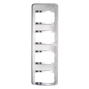 UNITED PACIFIC - UNITED PACIFIC - 41769 - TAPA DE INTERRUPTORES DE 4 BALANCES CROMADA PARA PETERBILT 579 (2012-2019) Y 567 (2014-2019) - 4 INTERRUPTORES - Image 5
