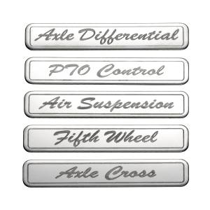 UNITED PACIFIC - UNITED PACIFIC - 41769 - TAPA DE INTERRUPTORES DE 4 BALANCES CROMADA PARA PETERBILT 579 (2012-2019) Y 567 (2014-2019) - 4 INTERRUPTORES - Image 7