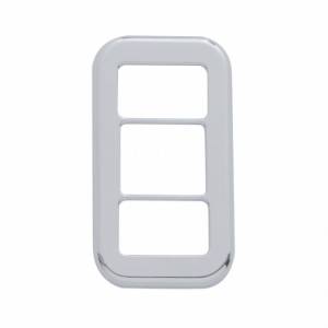 UNITED PACIFIC - UNITED PACIFIC - 42038 - TAPA DE INTERRUPTOR DE BALANCÍN DE 3 ABERTURAS PARA FREIGHTLINER (PACK DE 3) - Image 2