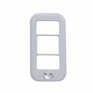 UNITED PACIFIC - UNITED PACIFIC - 42039 - TAPA DE INTERRUPTOR DE BALANCÍN DE 3 ABERTURAS CON SANGRÍA PARA FREIGHTLINER (PACK DE 3) - Image 2