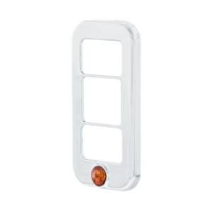 UNITED PACIFIC - UNITED PACIFIC - 42040 - TAPA DE INTERRUPTOR DE BALANCÍN DE 3 ABERTURAS Y CRISTAL DE COBRE PARA FREIGHTLINER (PACK DE 3) - Image 4