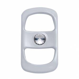 UNITED PACIFIC - 42051 - TAPA DE INTERRUPTOR DE BALANCÍN CON CRISTAL TRANSPARENTE PARA FREIGHTLINER (PACK DE 3)
