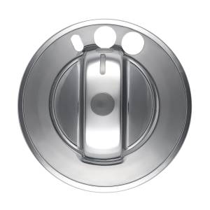 UNITED PACIFIC - 42066 - TAPA DE INTERRUPTOR DE FARO DE 2 PIEZAS DE PLÁSTICO CROMADO PARA FREIGHTLINER CASCADIA 2008-2017