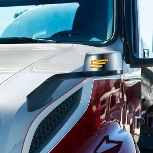 UNITED PACIFIC - UNITED PACIFIC - 42242 - CONJUNTO DE ESPEJO DE CAPÓ CROMADO CON SEÑAL DE GIRO LED SECUENCIAL PARA VOLVO VNL 2018-2024 - CONDUCTOR - Image 12