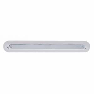 UNITED PACIFIC - 42313 - BARRA DE LUCES DE ESPEJO FREIGHTLINER DE 19 LED DE 12" - LED ÁMBAR/LENTE CROMADA