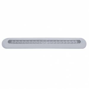 UNITED PACIFIC - 42315 - BARRA DE LUCES DE ESPEJO FREIGHTLINER 19 LED DE 12" - LED ÁMBAR/LENTE TRANSPARENTE