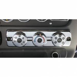 UNITED PACIFIC - UNITED PACIFIC - 42337 - TAPA DE CONTROL DE A/C DE PLÁSTICO CROMADO PARA FREIGHTLINER CASCADIA 2008-2017 - Image 3
