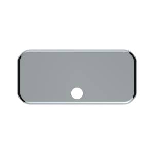 UNITED PACIFIC - UNITED PACIFIC - 42344 - CUBIERTA DE PUERTA DE ALMACENAMIENTO LATERAL SUPERIOR DE PLÁSTICO CROMADO PARA FREIGHTLINER CASCADIA 2007-2018 - Image 1