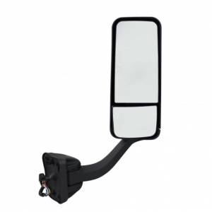 UNITED PACIFIC - 42393 - CONJUNTO DE ESPEJO NEGRO CON ESPEJO CALEFACTADO PARA FREIGHTLINER CASCADIA 2008-2017 - PASAJERO