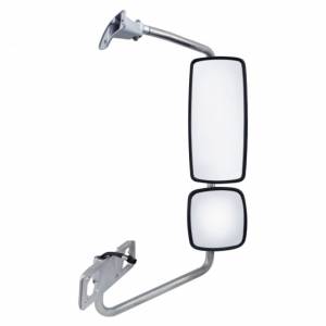 UNITED PACIFIC - 42403 - CONJUNTO DE ESPEJO CROMADO PARA FREIGHTLINER COLUMBIA 2001-2020 - PASAJERO - CALEFACTADO