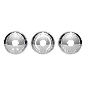UNITED PACIFIC - UNITED PACIFIC - 42426 - TAPAS DE DIAL DE 6 PIEZAS PARA CONTROL DE A/C DE PLÁSTICO CROMADO PARA FREIGHTLINER CASCADIA 2018-2023 - Image 5