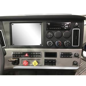 UNITED PACIFIC - UNITED PACIFIC - 42440 - EMBELLECEDOR DEL BORDE DEL PANEL INFERIOR DEL TABLERO CENTRAL DE PLÁSTICO CROMADO PARA FREIGHTLINER CASCADIA 2018-2023 - Image 10