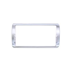 UNITED PACIFIC - 42444 - EMBELLECEDOR DEL PANEL DE TABLERO CROMADO DE 4 INTERRUPTORES PARA FREIGHTLINER CASCADIA 2018-2023