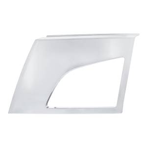 UNITED PACIFIC - 42504 - CUBIERTA DEL AGUJERO DE LUZ ANTINIEBLA DEL PARACHOQUES ABS PLATA SATINADA PARA VOLVO VNL 2018-2024 - CONDUCTOR