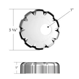 UNITED PACIFIC - UNITED PACIFIC - 42520 - TAPA DE TAPA DE COMBUSTIBLE DE PLÁSTICO CROMADA PARA VOLVO - BLOQUEO - Image 14