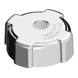 UNITED PACIFIC - UNITED PACIFIC - 42524 - TAPA DE TAPA DE COMBUSTIBLE DE PLÁSTICO CROMADA PARA FREIGHTLINER - BLOQUEO - Image 3