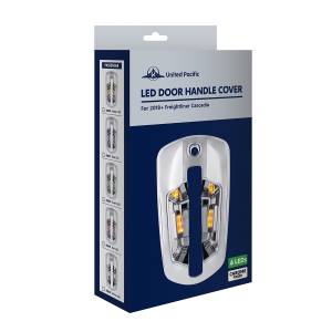 UNITED PACIFIC - UNITED PACIFIC - 42540 - CUBIERTA DE MANIJA DE PUERTA CROMADA DE 6 LED PARA FREIGHTLINER CASCADIA 2018-2024 - CONDUCTOR, LED ROJO - Image 11