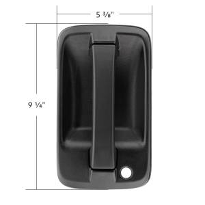 UNITED PACIFIC - UNITED PACIFIC - 42599B - MANIJA DE PUERTA EXTERIOR DE PLÁSTICO NEGRO PARA ISUZU NPR 2008-2017 - CONDUCTOR - Image 10