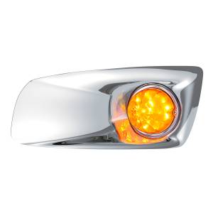 UNITED PACIFIC - 42700 - CUBIERTA DE LUZ ANTINIEBLA CON LUZ DE SANDÍA DE 17 LED PARA 2007-17 KW T660 (CONDUCTOR) - LED ÁMBAR/ LENTE ÁMBAR