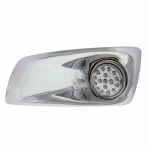 UNITED PACIFIC - 42703 - CUBIERTA DE LUZ ANTINIEBLA CON LUZ REFLECTOR DE ESTILO CLARO DE 17 LED ÁMBAR PARA 2007-17 KW T660 - CONDUCTOR - LENTE TRANSPARENTE