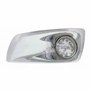UNITED PACIFIC - 42705 - CUBIERTA DE LUZ ANTINIEBLA CON 17 LUCES REFLECTORAS LED ÁMBAR SANDÍA PARA 2007-17 KW T660 - CONDUCTOR - LENTE TRANSPARENTE