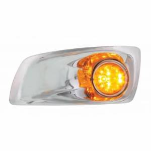 UNITED PACIFIC - 42706 - CUBIERTA DE LUZ ANTINIEBLA CON 17 LED ÁMBAR DUAL FUNC. LUZ DE SANDÍA PARA 2007-17 KW T660 - CONDUCTOR - LENTE ÁMBAR