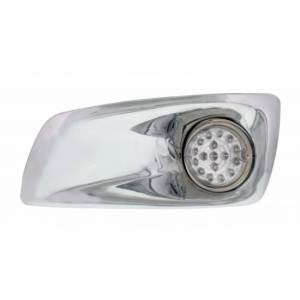 UNITED PACIFIC - 42709 - CUBIERTA DE LUZ ANTINIEBLA CON LUZ REFLECTOR LED ÁMBAR HI/LO CLARO PARA 2007-17 KW T660 - CONDUCTOR - LENTE TRANSPARENTE