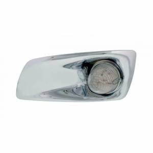 UNITED PACIFIC - 42723 - CUBIERTA DE LUZ ANTINIEBLA CON LUZ DE COLMENA DE 19 LED PARA KW T660 2007-2017 (CONDUCTOR) - LED ÁMBAR/ LENTE TRANSPARENTE