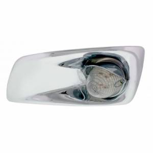UNITED PACIFIC - 42729 - CUBIERTA DE LUZ ANTINIEBLA CON LUZ DE COLMENA DE 19 LED Y VISERA PARA 2007-17 KW T660 (CONDUCTOR) - LED ÁMBAR/ LENTE TRANSPARENTE