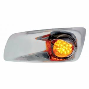 UNITED PACIFIC - 42730 - BISEL UNITED PACIFIC FARO NEBLINERO KENWORTH T660 LUZ WATERMELON 19 LED AMBAR 2007-2017 LADO CHOFER