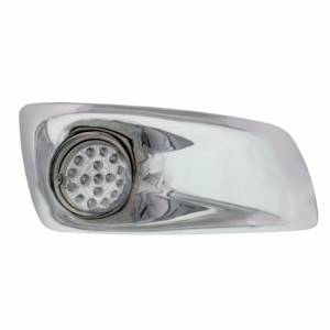 UNITED PACIFIC - 42735 - CUBIERTA DE LUZ ANTINIEBLA CON LUZ REFLECTOR DE ESTILO CLARO DE 17 LED ÁMBAR PARA 2007-17 KW T660 - PASAJERO - LENTE CLARO